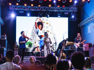 Bahia Já - Shows  - SHOW DO SENEGAL A BAHIA COM SENNY CAMARA E MÁRCIA SHORT NO PELÔ