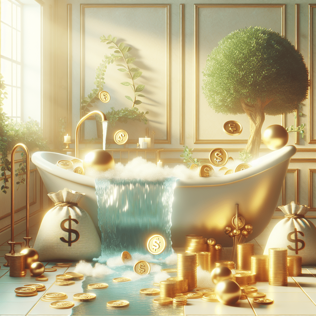 Banho que atrai prosperidade financeira