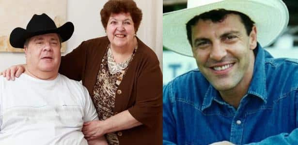 Gerson Brenner e a esposa Marta; ao lado, o ator em