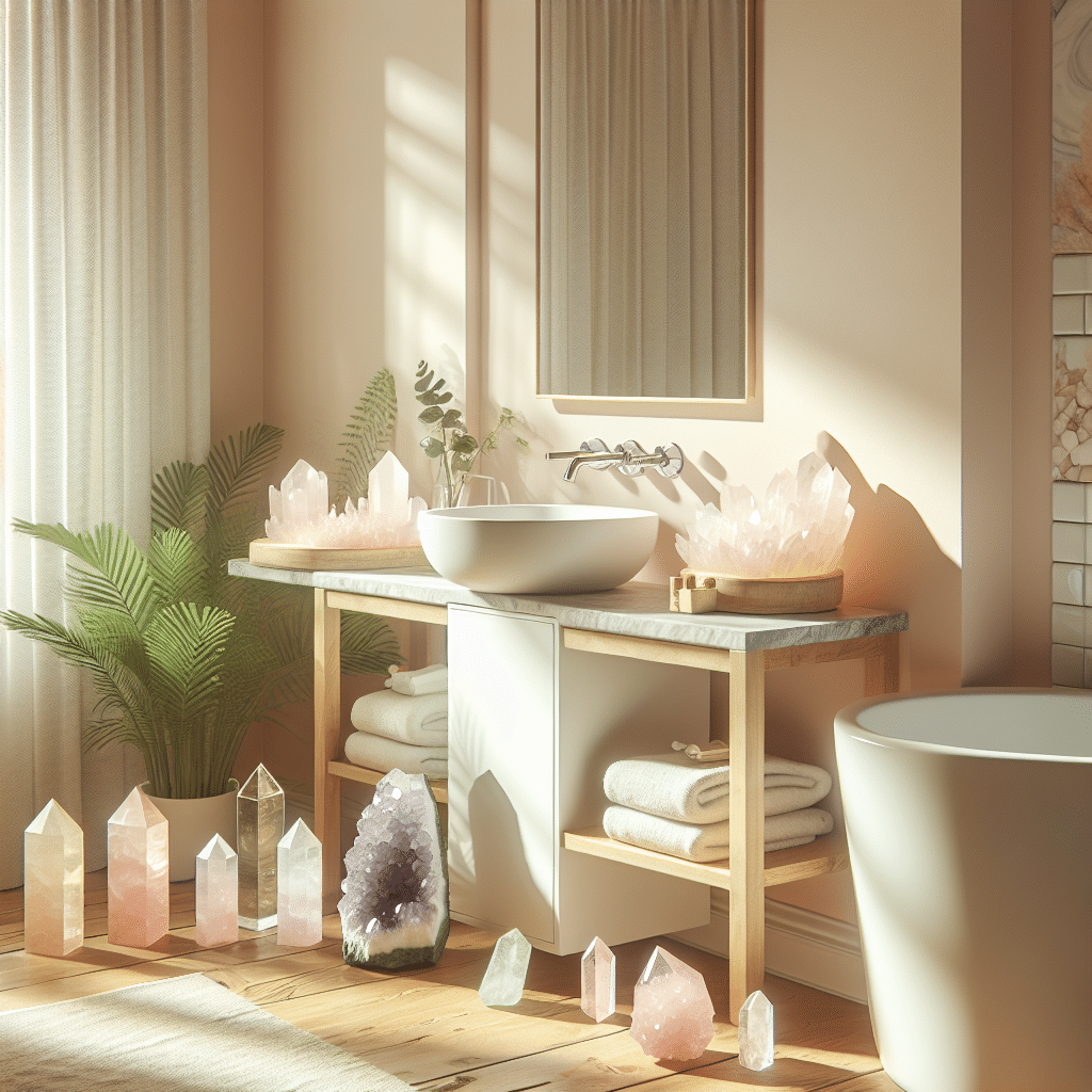 Cristais para banheiro que renovam as energias