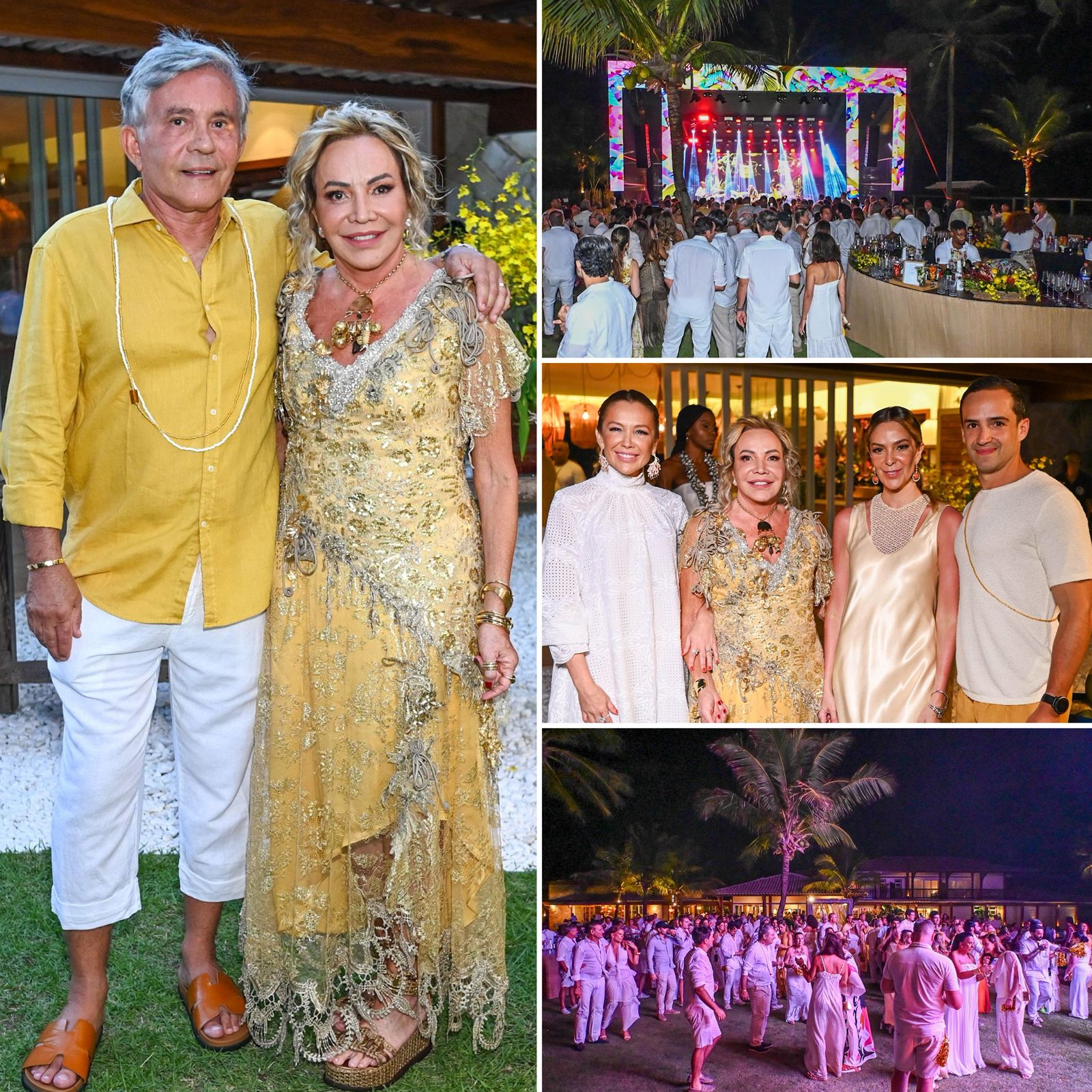 Armandinho, Alexandre Peixe e mais: Izaura Müller e Jorge Fontes promovem festa de abertura do verão com shows na Praia do Forte