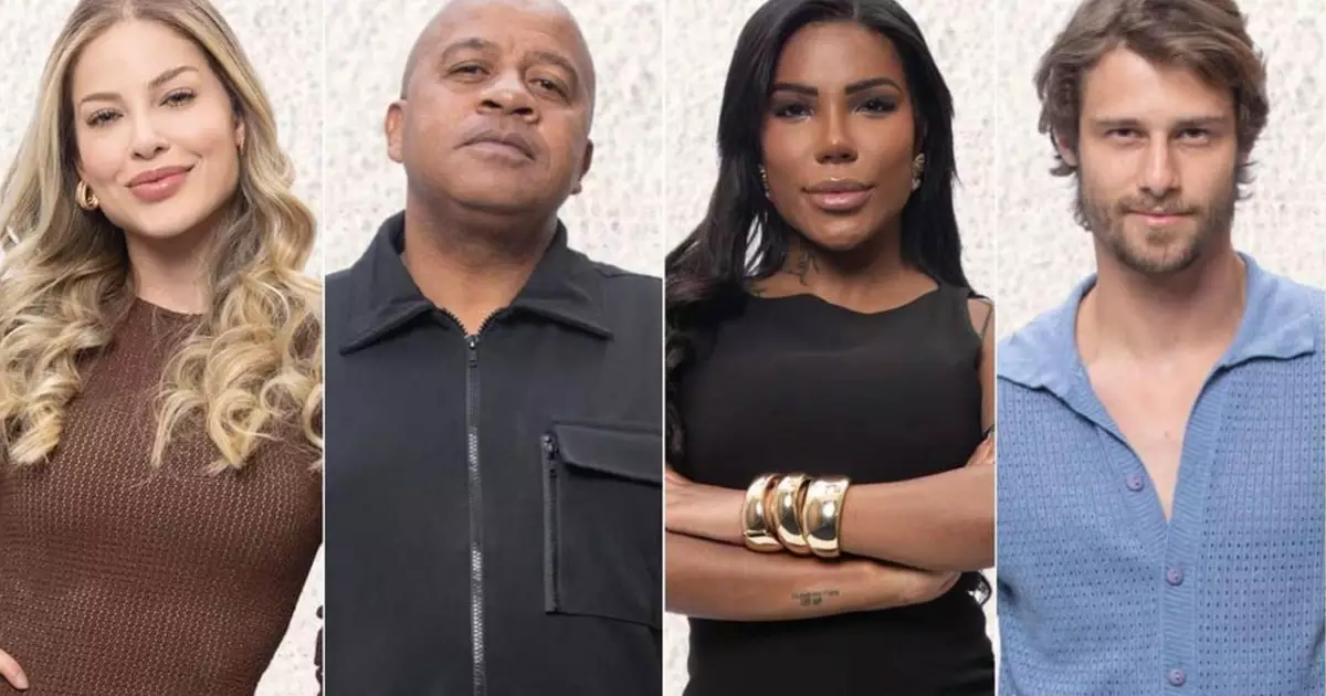 Carol Lekker, Matheus Martins, Saory Cardoso e Toninho Tornado estão na oitava roça