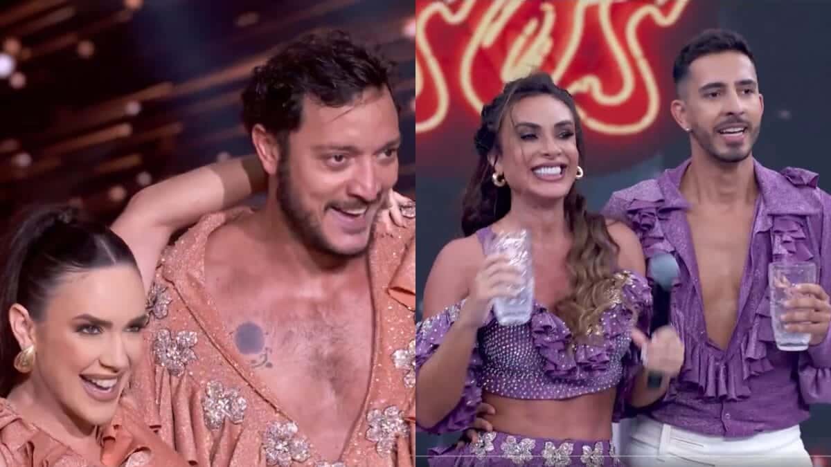 Allan Souza Lima e Nicole Bahls foram os eliminados da Dança dos Famosos