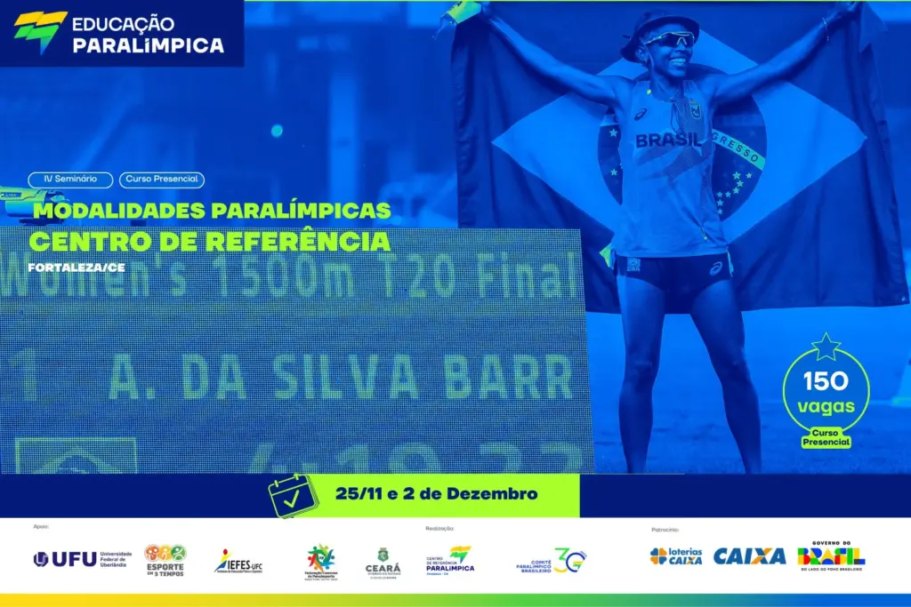 CPB promove curso sobre modalidades paralímpicas em Fortaleza
