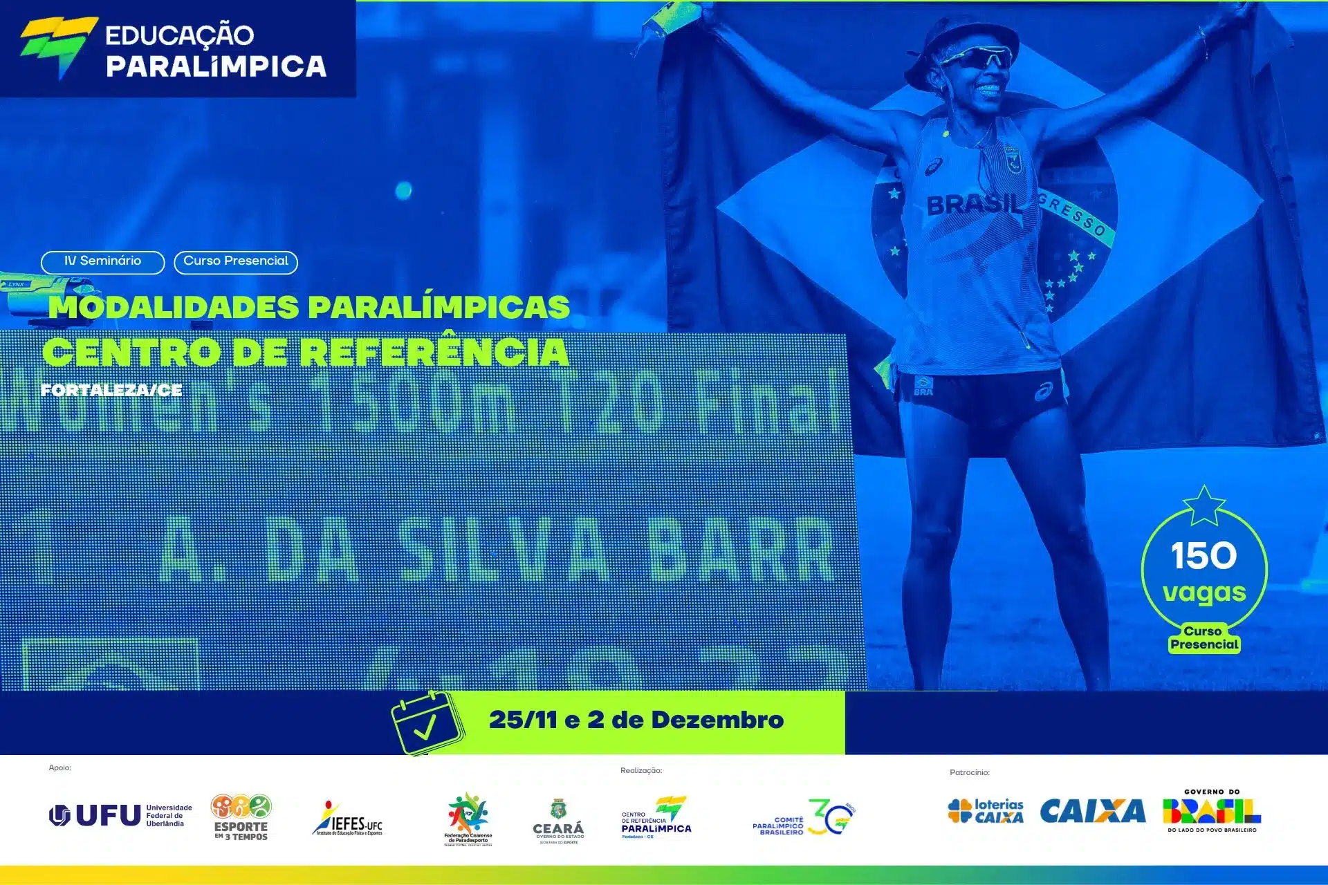 CPB promove curso sobre modalidades paralímpicas em Fortaleza