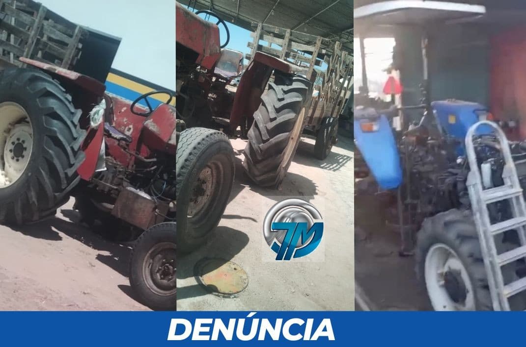 PNEUS DE TRATOR DOADO PELA CODEVASF A SOMASSO DE MODERNA/SERTÂNIA SÃO RETIRADOS E “EMPRESTADOS” A DONA DE FAZENDA, DENUNCIA MORADORES (VEJA VÍDEO E FOTOS)