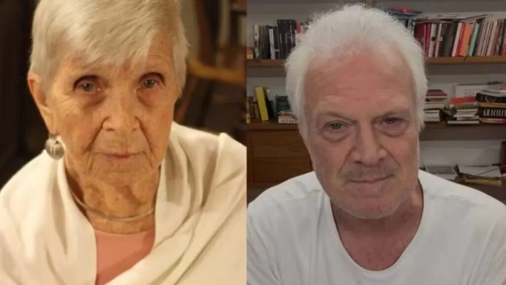 Pedro Bial e sua mãe