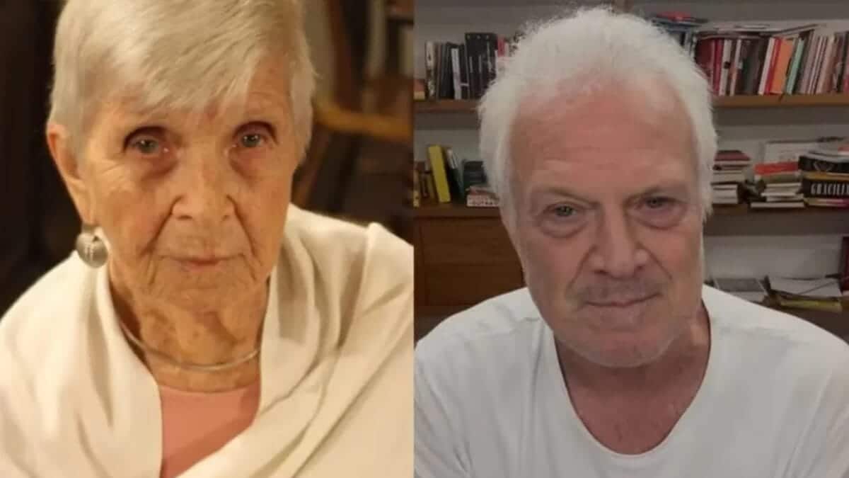 Pedro Bial e sua mãe