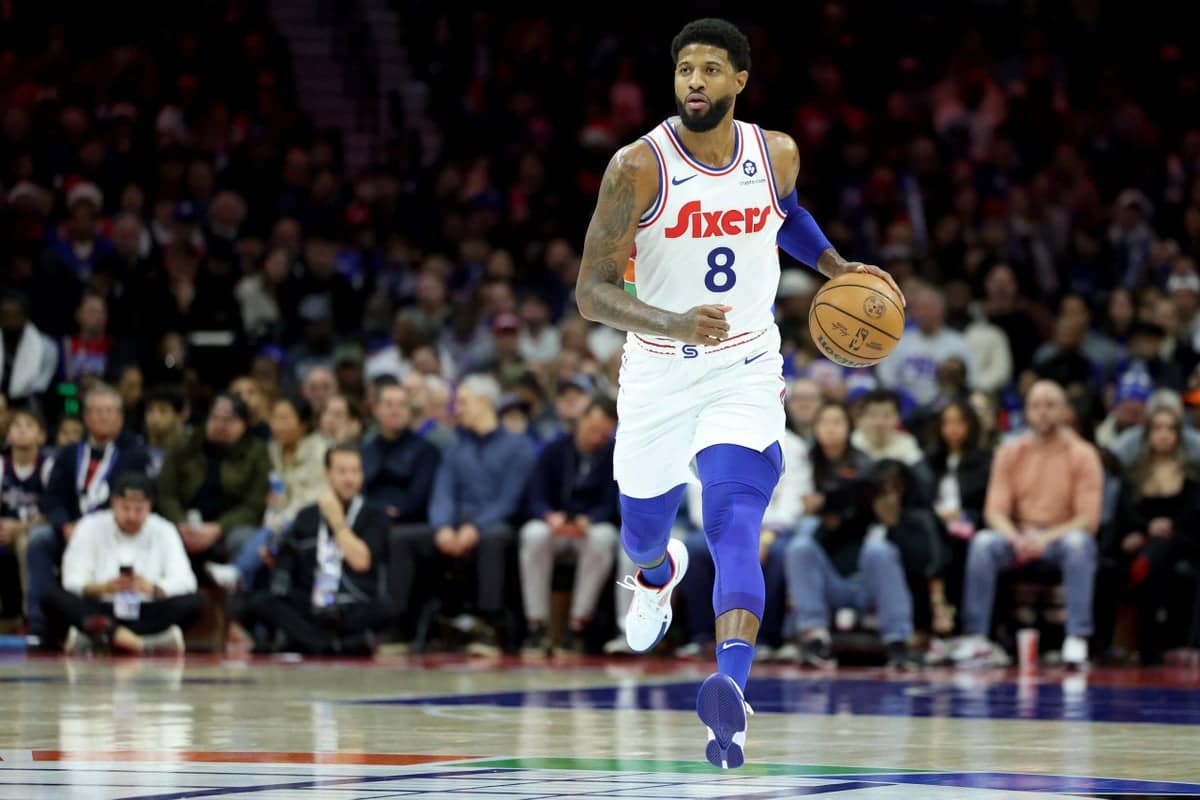 76ers’ Paul George set to return from knee injury Monday