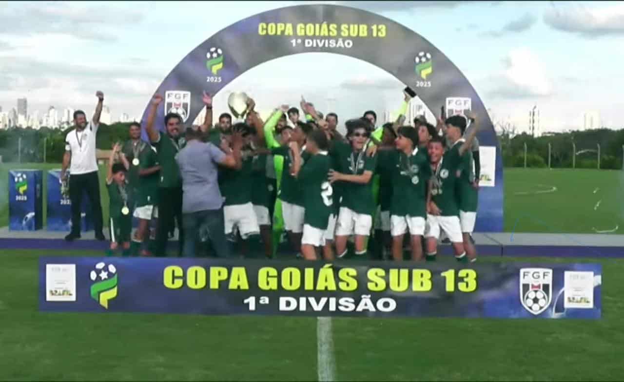 Goiás volta a vencer o Estrela e conquista a Copa Goiás sub-13 de forma invicta