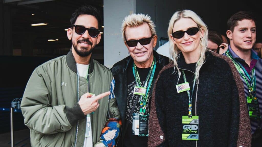 Após shows , Billy Idol e Linkin Park vão a Interlagos ver Fórmula 1