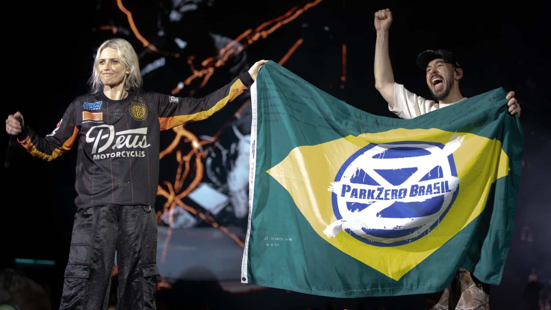 Linkin Park se despede do Brasil com show em Brasília; veja fotos