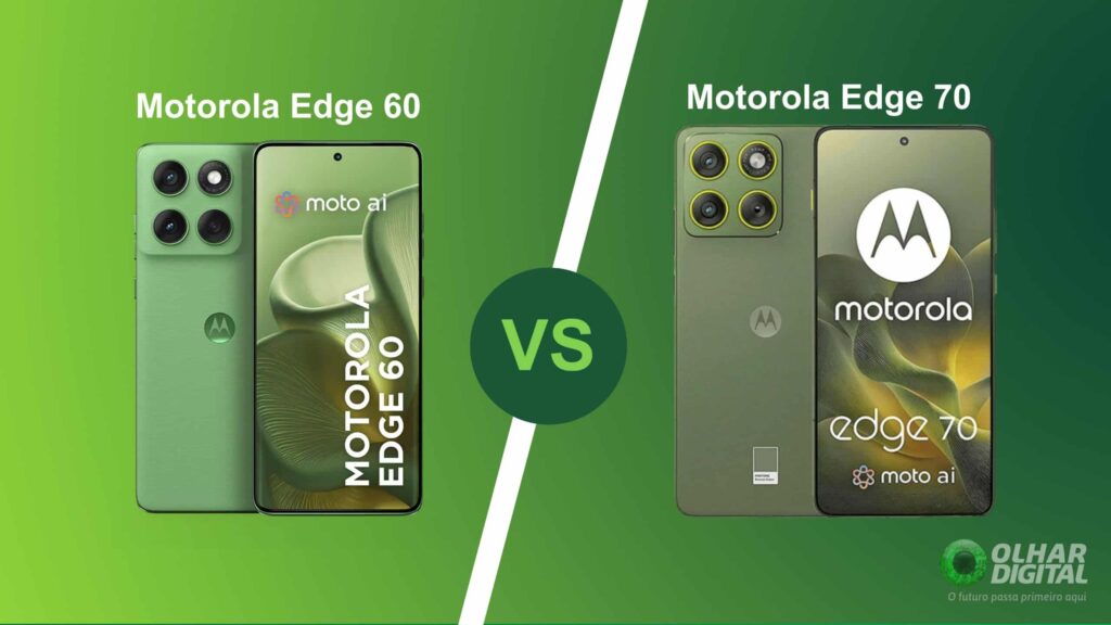 Motorola Edge 60 ou 70? Veja qual o melhor celular para você