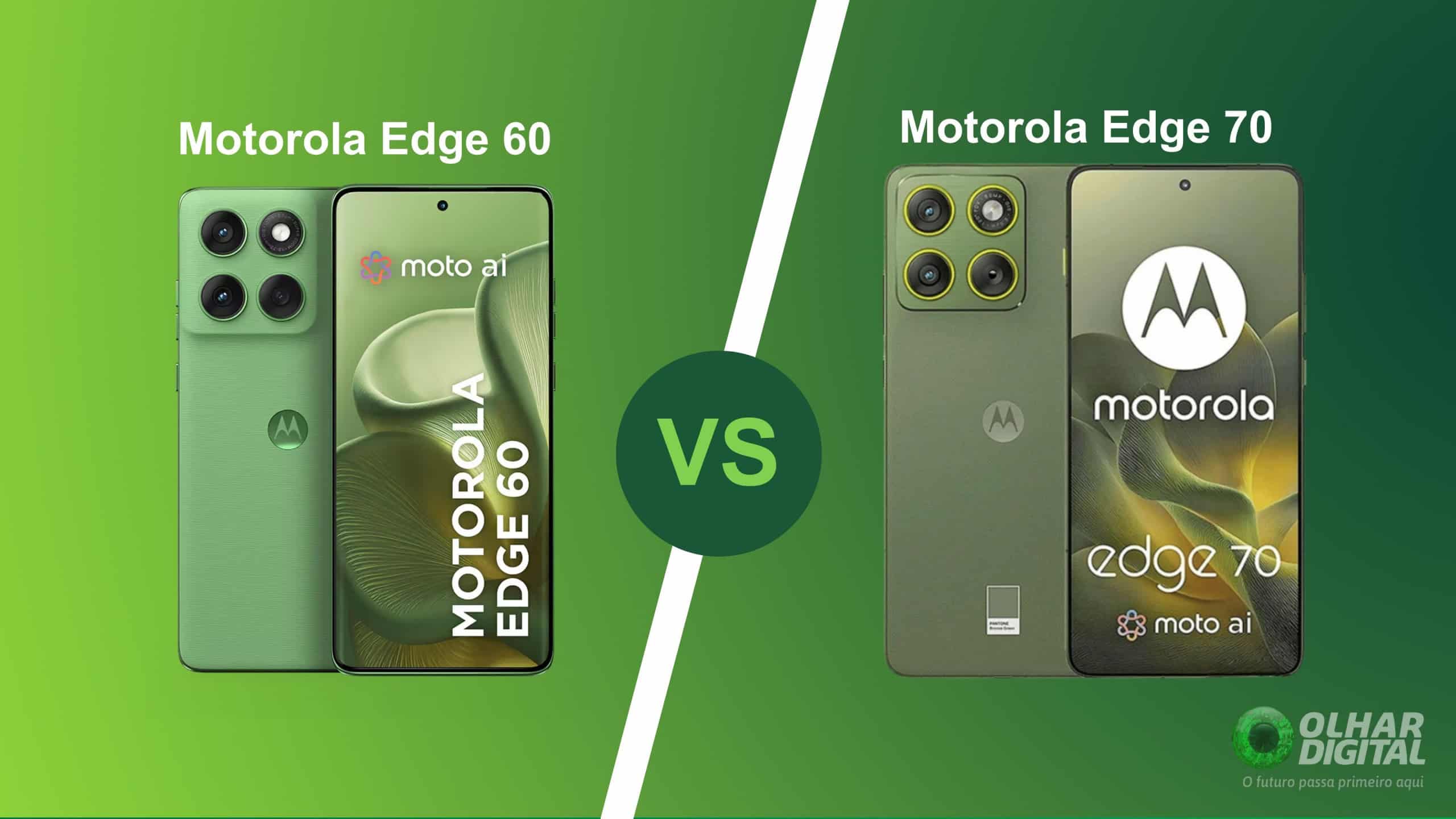 Motorola Edge 60 ou 70? Veja qual o melhor celular para você