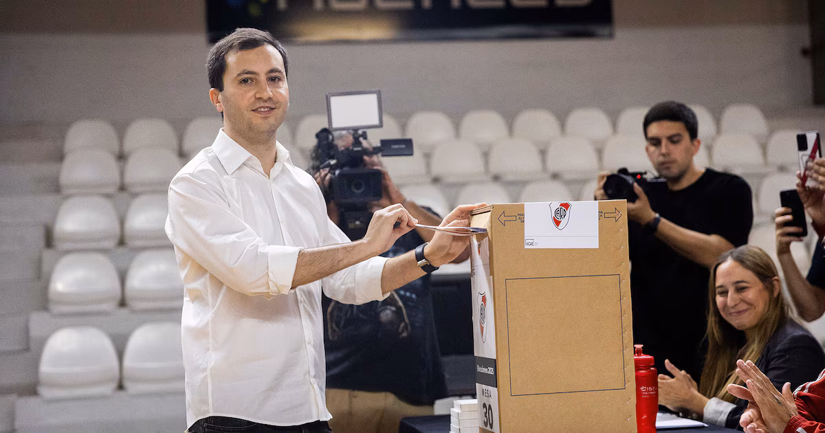 Stefano Di Carlo ganó las elecciones y es el nuevo presidente de River Plate