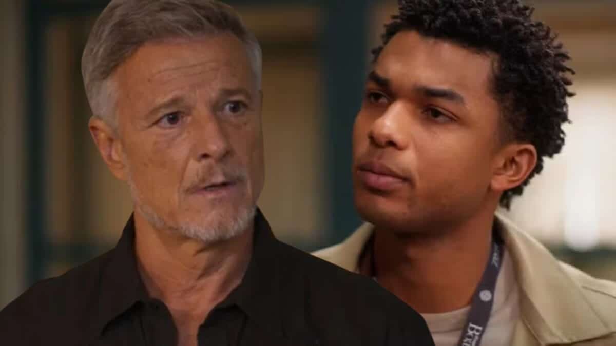 Jaques (Marcello Novaes) e Samuel (Juan Paiva), personagens da novela Dona de Mim, da TV Globo