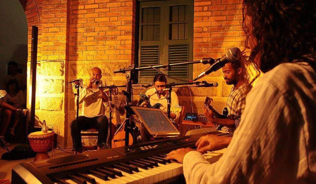 Apresentação do grupo Amesa, com participação especial de Aline Maria. Foto: divulgação/ Parque Aberto