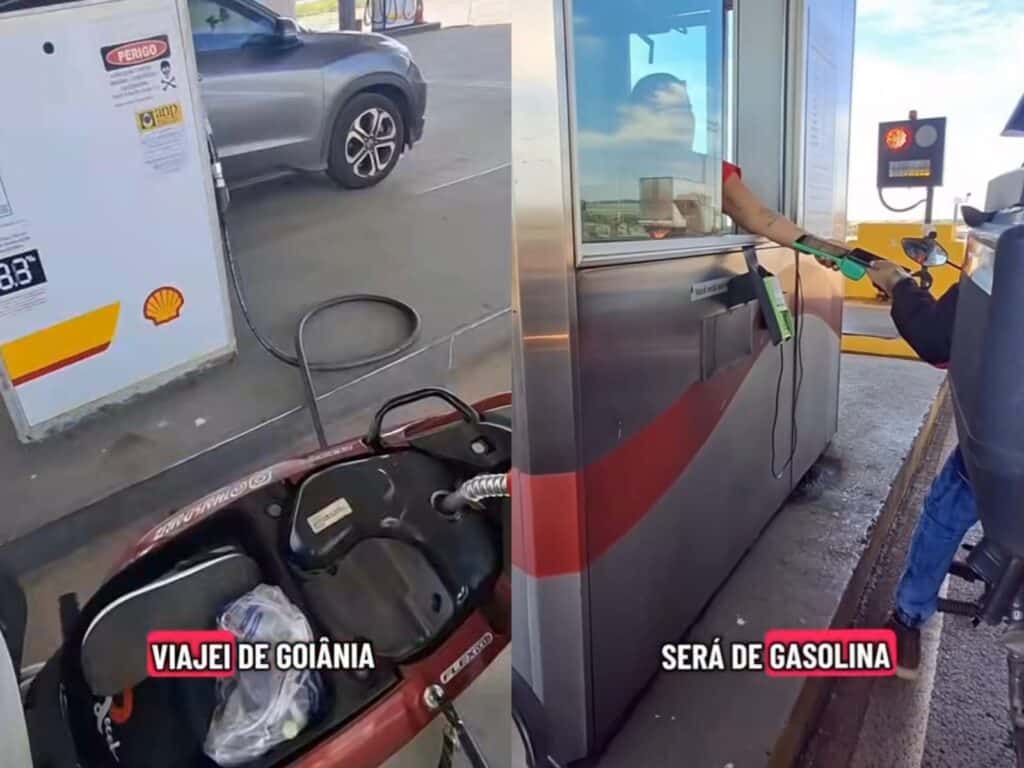 Influencer Thais viralizou nas redes sociais mostrando quanto gastou no trajeto Goiânia - São Paulo (SP) em uma Biz. (Foto: @thaisdabiz)