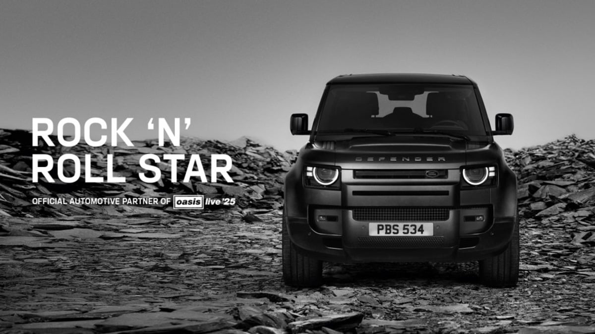 Land Rover Defender é o carro oficial do transporte do Oasis no Brasil