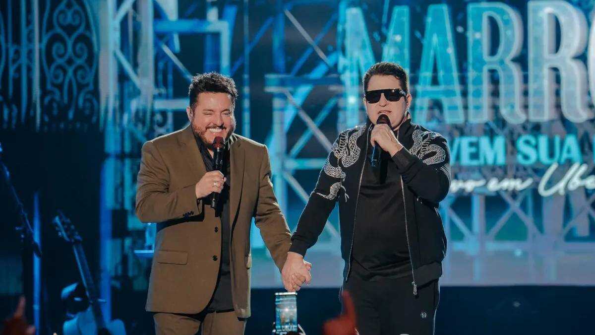 Bruno & Marrone animam cidade da Grande SP com show grátis no Natal Mágico