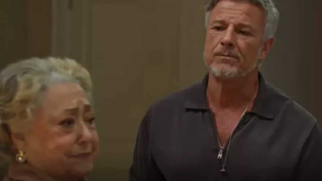 Suely Franco e Marcello Novaes na novela Dona de Mim