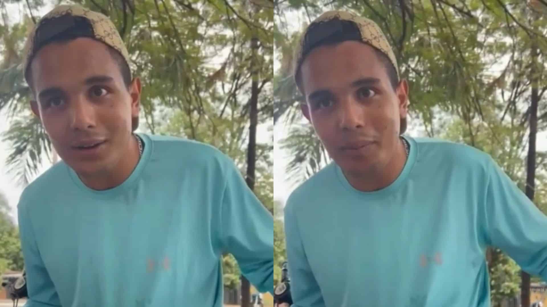 Rodrigo acabou se atrasando para o Enem na primeira vez em que realiza a prova.