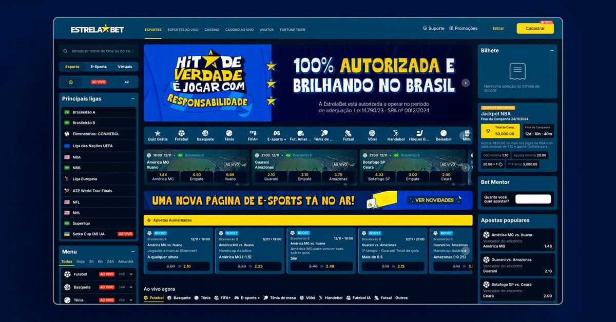 Estrelabet quer abrasileirar mercado de apostas on-line