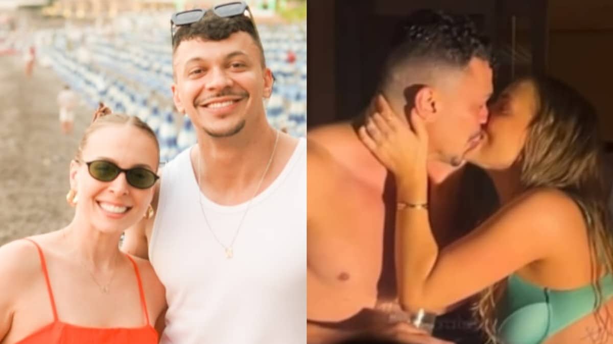 Beijo de Tata Estaniecki e Julio Cocielo bomba na web e fãs especulam reconciliação: 'Nunca terminaram'