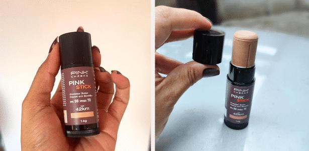 Protetor solar Pink Cheeks está disponível nas opções incolor ou com cor (oito tonalidades)