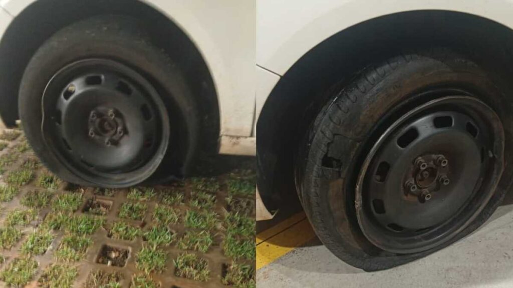 Motorista de aplicativo já perdeu quatro pneus em buracos de Campo Grande