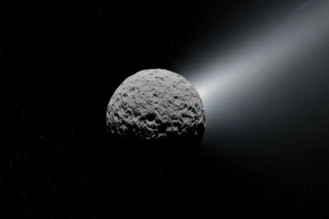 Concepção artística do cometa 3I/Atlas -  (crédito: Whisk)