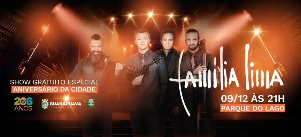 Família Lima se apresenta em Guarapuava em show especial pelos 206 anos da cidade – Correio do Cidadão – Notícias de Guarapuava e região
