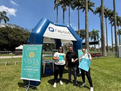 estande da raposo engenharia no parque da cidade