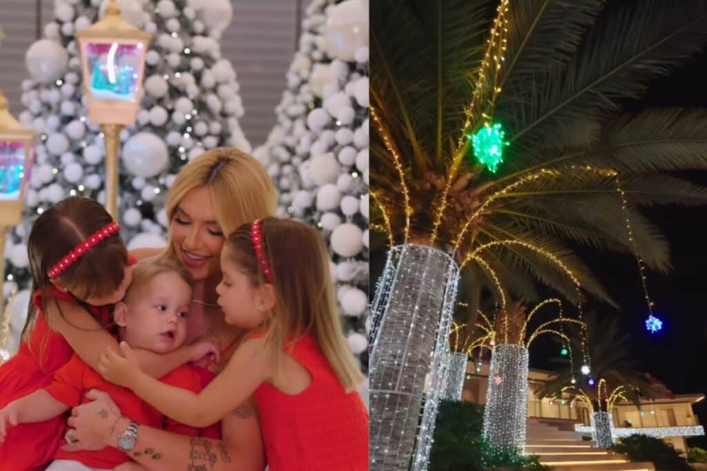 Virginia Fonseca exibe decoração natalina milionária em mansão à venda por R$ 29 milhões
