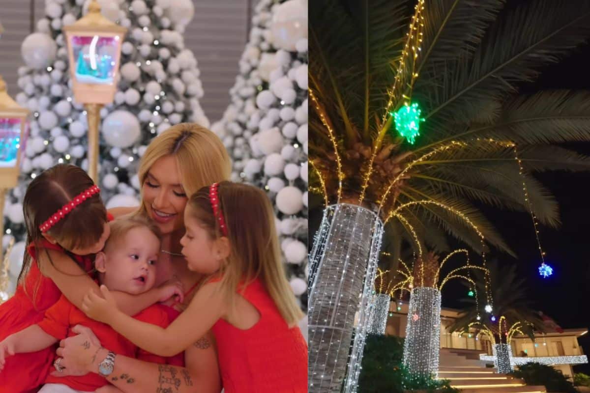 Virginia Fonseca exibe decoração natalina milionária em mansão à venda por R$ 29 milhões