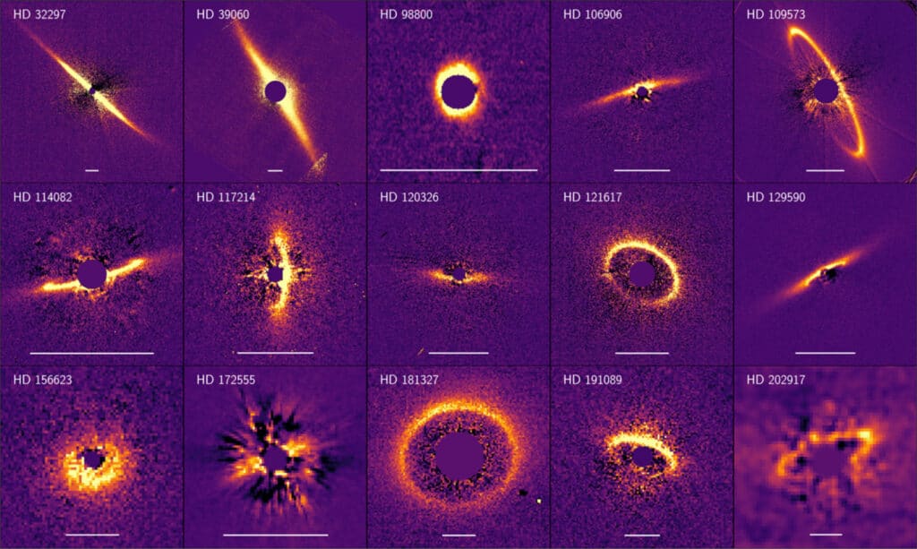 Cientistas registram 51 imagens de exoplanetas em formação
