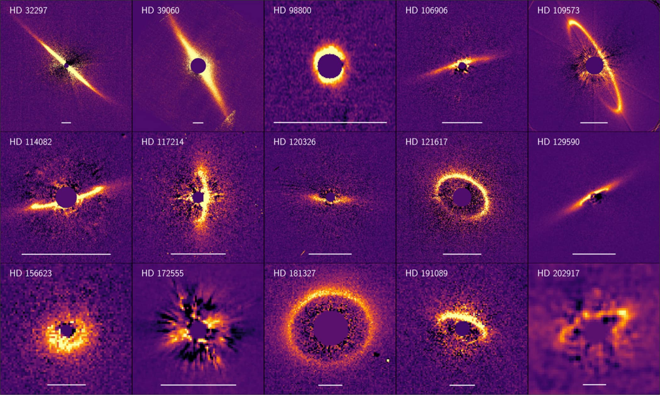 Cientistas registram 51 imagens de exoplanetas em formação