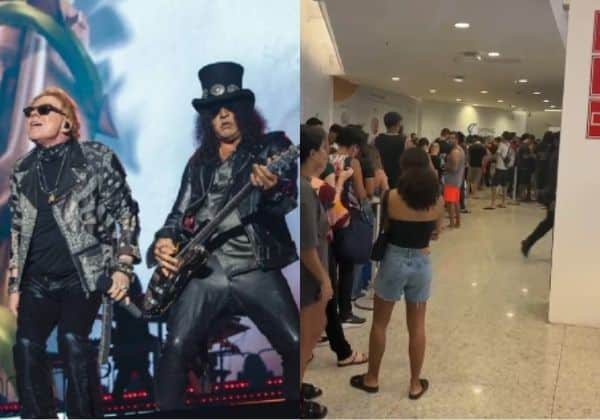 Longas filas marcam vendas de ingressos para show do Guns N’ Roses em Salvador