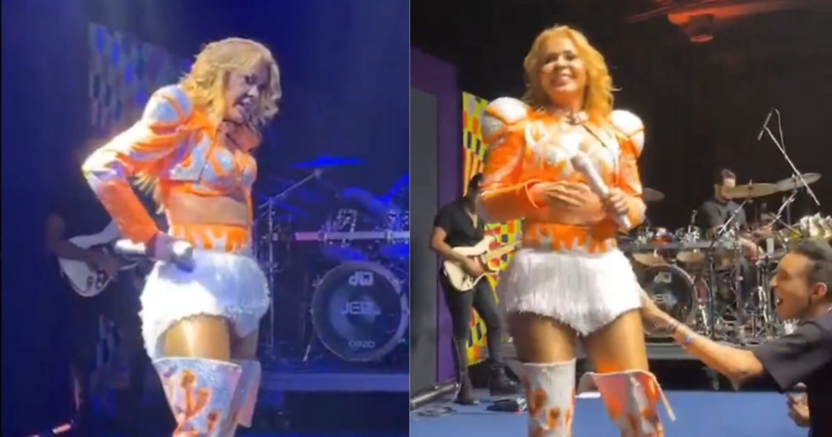 Joelma reage a toque invasivo de fã e interrompe show no Pará; veja vídeo