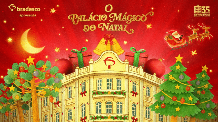 Natal do Bradesco no Palácio Avenida terá seis apresentações em Curitiba