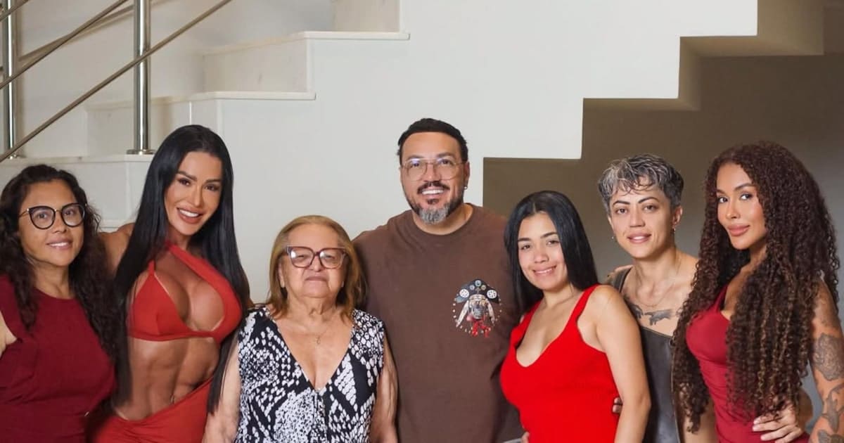 Belo e Gracyanne Barbosa passam Natal juntos em família: ‘Amor que me sustenta’