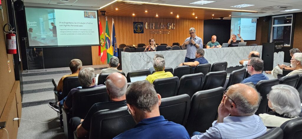 Crea-SC promove curso “IA na Engenharia: da Introdução à Prática com Agentes Personalizados” para conselheiros