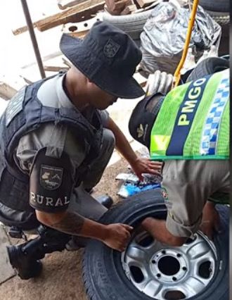 Polícia Militar apreende canetas emagrecedoras falsificadas escondidas em pneus em Caldas Novas