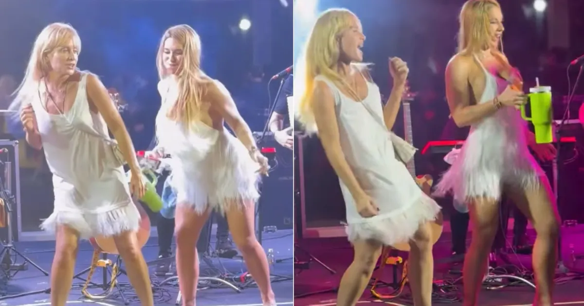 Angélica e Virginia dançam juntas em festa com show de Nattan: "Arrasamos"