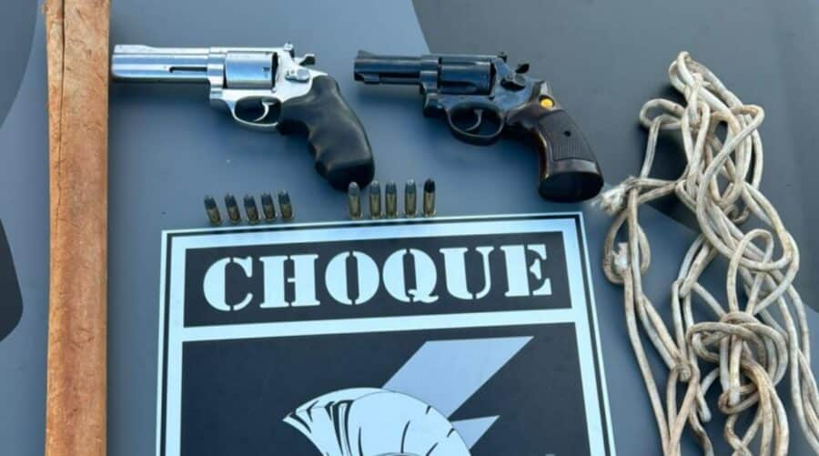 Choque da PM prende bando que que sequestrou procurando carga de pneus furtada