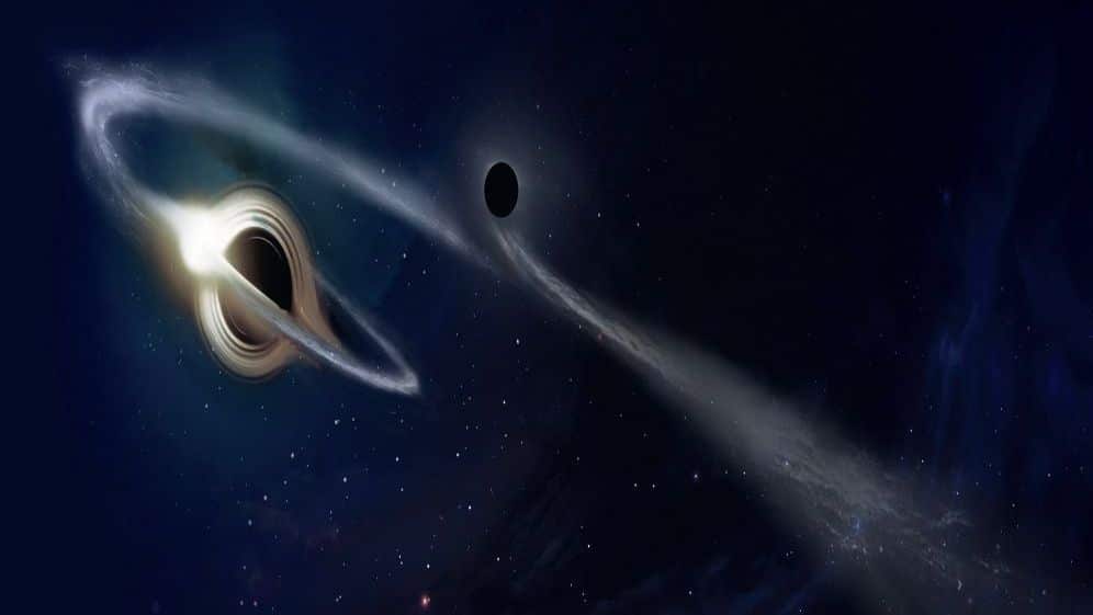 Explosão de estrela mais distante é flagrada em sistema de buracos negros