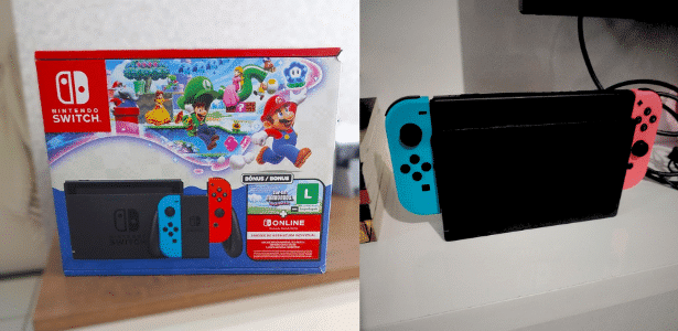 Combo Nintendo Switch inclui console e jogo de Super Mario