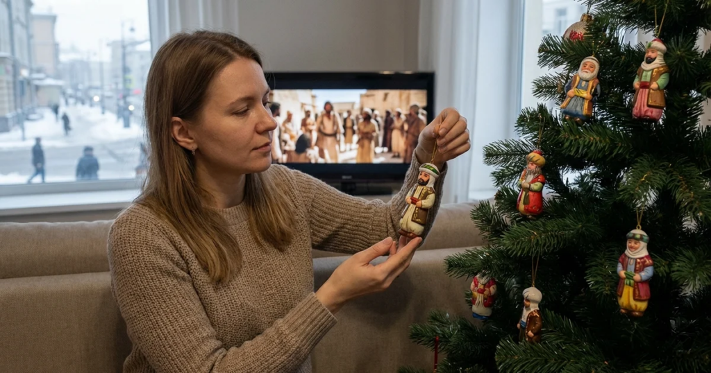 Influencer russa destaca sucesso de 'O Clone' e enfeites inspirados na novela