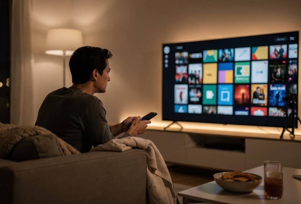 Representação visual de minisséries originais e inovadoras da televisão moderna.