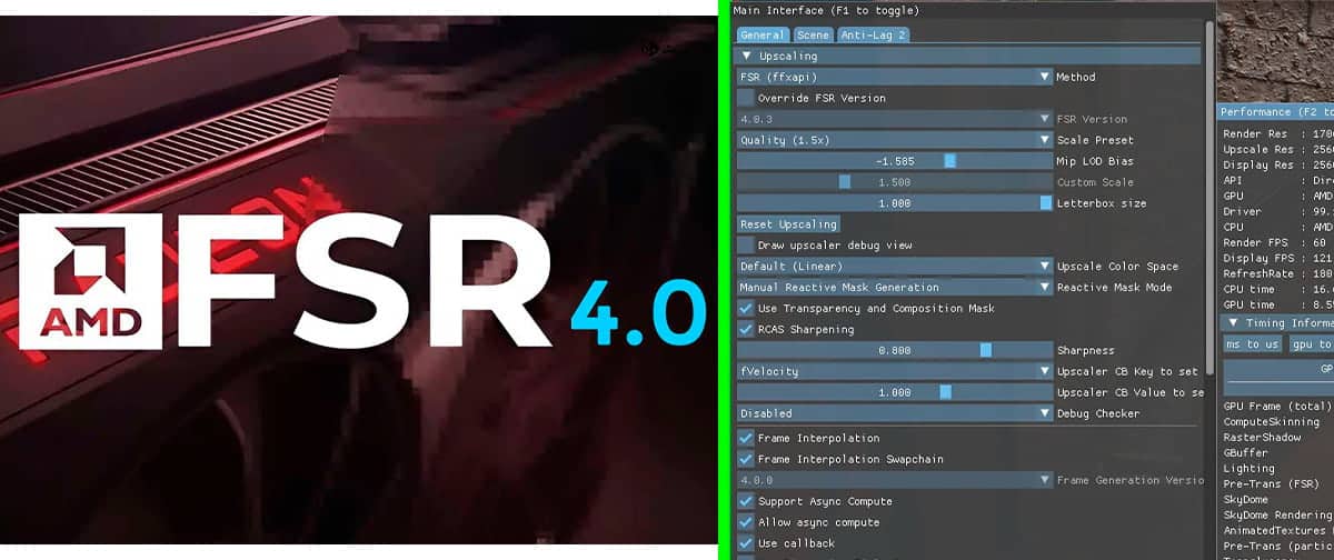 Usuário descobre método para ativar FSR 4.0 em placas Radeon RX 7000